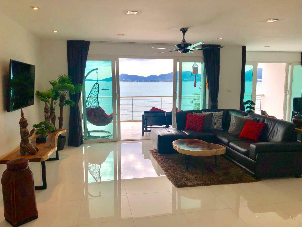 D-Lux 4 Bed Beachfront Apartment With Sea View Panwa Beach Exteriér fotografie