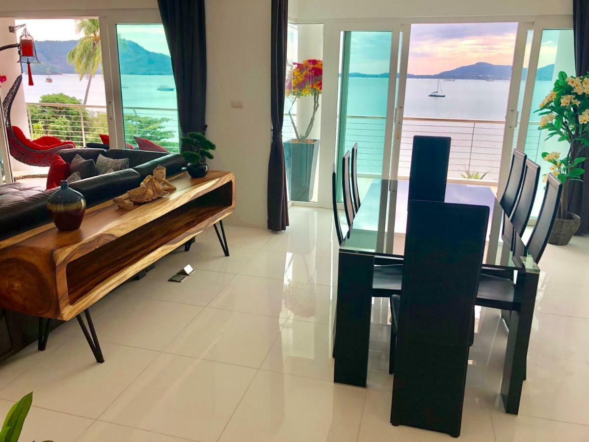 D-Lux 4 Bed Beachfront Apartment With Sea View Panwa Beach Exteriér fotografie